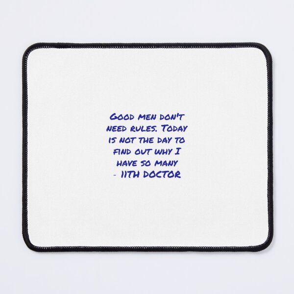 Item preview, Doctor Who Rules Quote designed and sold by F1pinkculture.