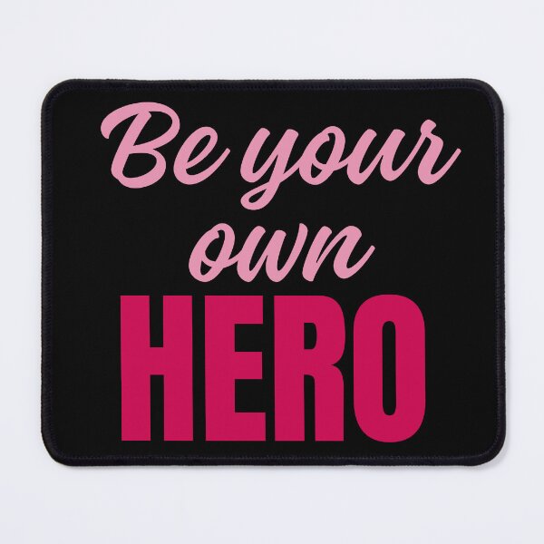 Item preview, Be Your Own Hero --- feminist tee designed and sold by Starlett Designs.