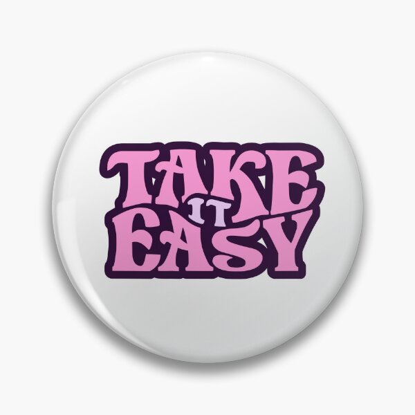 Item preview, Take It Easy Retro Typography Design designed and sold by DAILYNEEDSS.