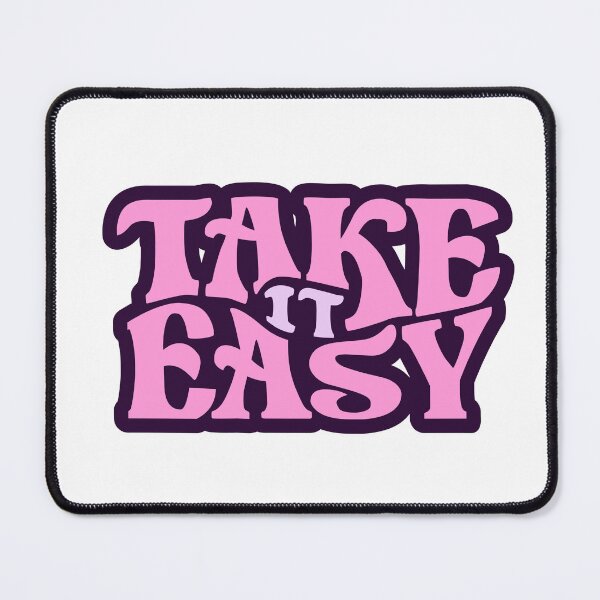 Item preview, Take It Easy Retro Typography Design designed and sold by DAILYNEEDSS.