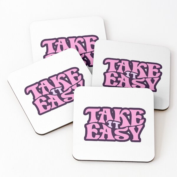 Item preview, Take It Easy Retro Typography Design designed and sold by DAILYNEEDSS.