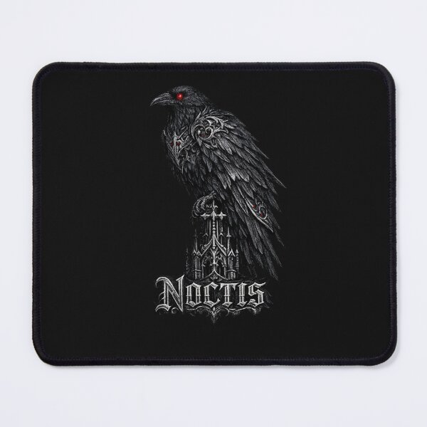 Item preview, NOCTIS Gothic Raven Embroidery | Dark Luxury Medieval Raven Art designed and sold by Emoji Emblems.