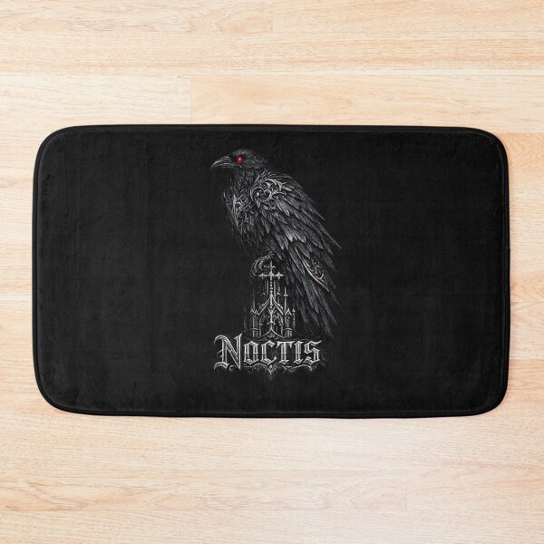 Item preview, NOCTIS Gothic Raven Embroidery | Dark Luxury Medieval Raven Art designed and sold by Emoji Emblems.