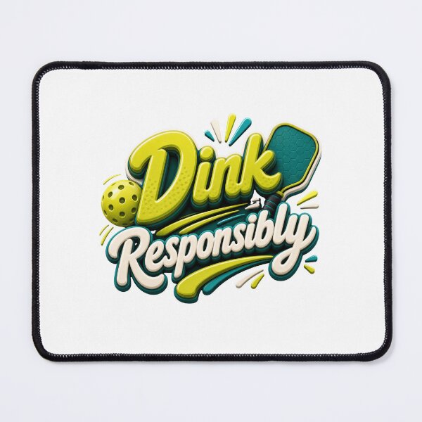 Item preview, Dink Responsibly - Funny Pickleball Quote designed and sold by GoverArt.