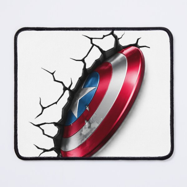 Item preview, Superhero Shield Breaking Wall Graphic T-Shirt designed and sold by ArhaanFashions.