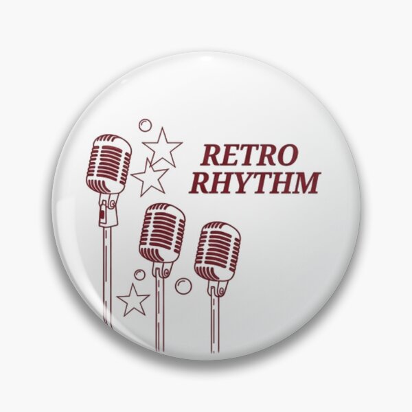 Item preview, Retro Rhythm Vintage Microphone Music Design designed and sold by Mialunaa.