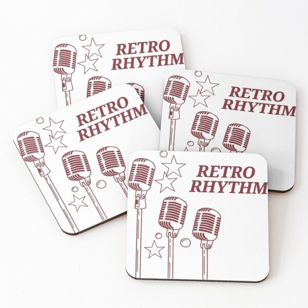 Item preview, Retro Rhythm Vintage Microphone Music Design designed and sold by Mialunaa.