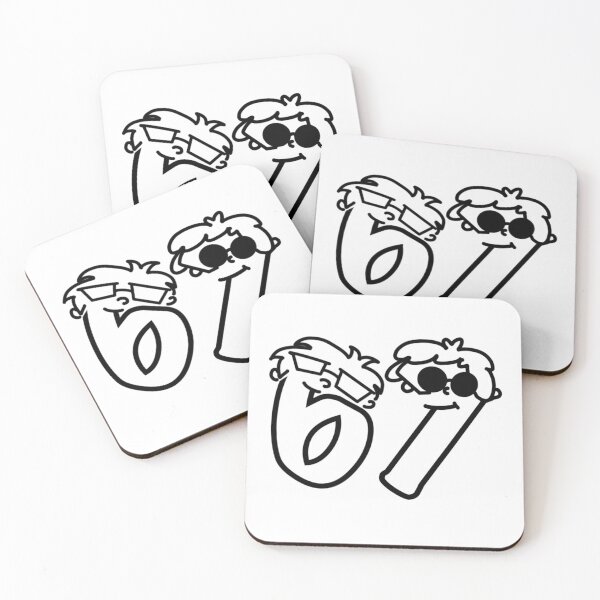 Item preview, 67 Number Cool Cartoon Characters Art designed and sold by MissSairung.