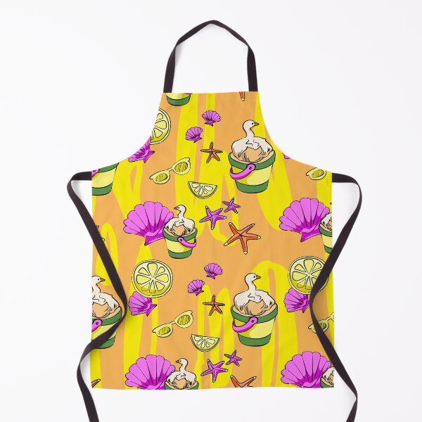 Item preview, Whimsical Summer Duck Beach Bucket Seamless Pattern designed and sold by zanaxxer.
