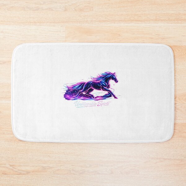 Item preview, Unstoppable Spirit – Electric Neon Horse Artwork designed and sold by EdgeSphere.