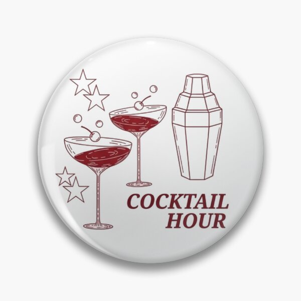 Item preview, Cocktail Hour Tropical Summer Drink Design designed and sold by Mialunaa.