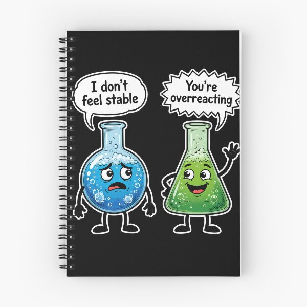 Item preview, Overreacting Chemistry Flask Cartoon Pun designed and sold by TshirtsOnline-.