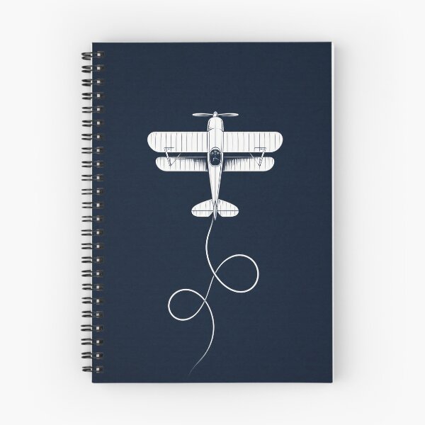 Item preview, Vintage Biplane Loop Poster designed and sold by VibePrints101.