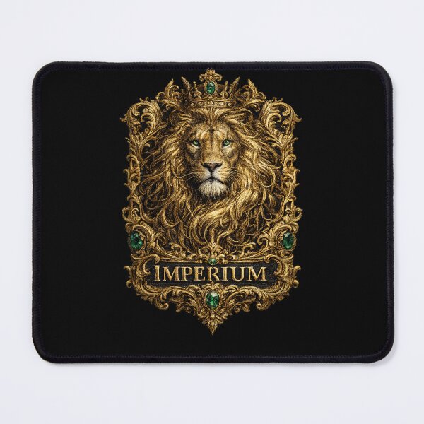 Item preview, IMPERIUM Golden Lion Embroidery | Luxury Baroque Royal King Aesthetic designed and sold by Emoji Emblems.