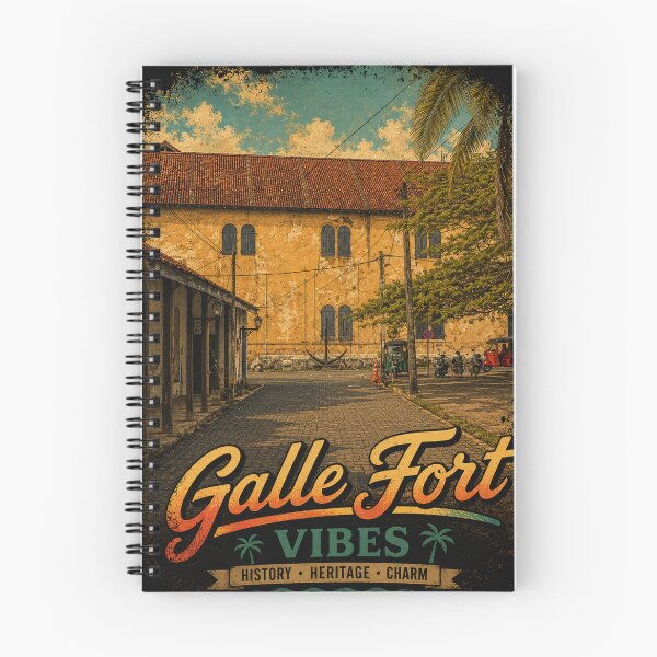 Item preview, "Galle Fort Vibes" vintage-inspired design designed and sold by GooniSL.