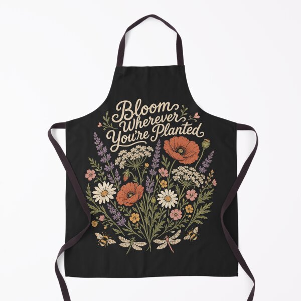Item preview, Bloom Wherever You're Planted Wildflower Floral Inspirational T-Shirt designed and sold by Arthivo.
