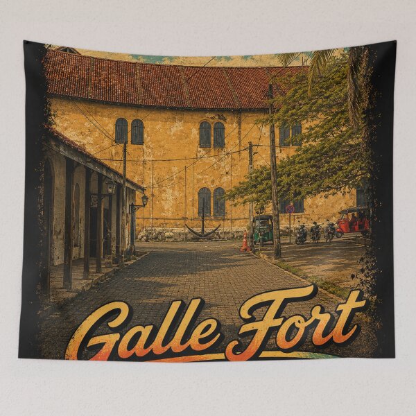 Item preview, "Galle Fort Vibes" vintage-inspired design designed and sold by GooniSL.