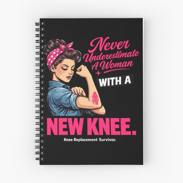 Item preview, Never Underestimate A Woman With A New Knee Knee Replacement Survivor Funny Recovery Graphic T-Shirt designed and sold by Animalfacts002.