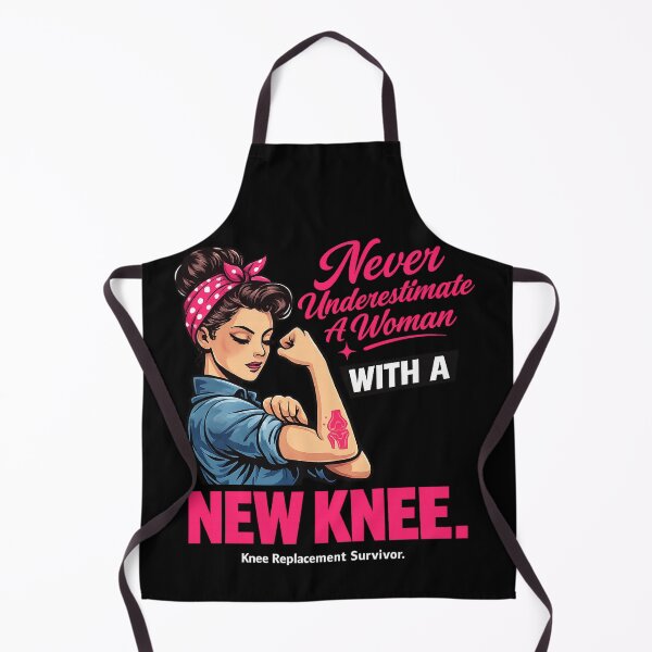 Item preview, Never Underestimate A Woman With A New Knee Knee Replacement Survivor Funny Recovery Graphic T-Shirt designed and sold by Animalfacts002.