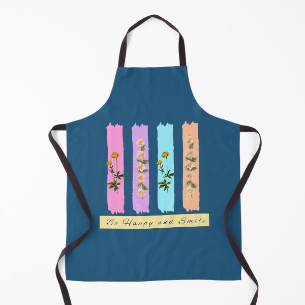 Item preview, Be Happy and Smile Pastel Floral Graphic designed and sold by SeJaa.