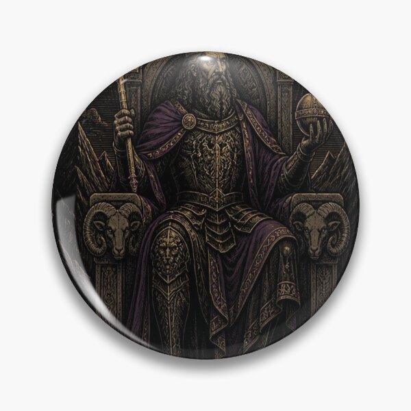 Item preview, The Emperor Tarot Card Shirt | Gothic Art Nouveau Major Arcana Tee designed and sold by SunnyDesign82.
