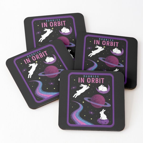 Item preview, Bunnies In Orbit designed and sold by ChocoMellowCo.