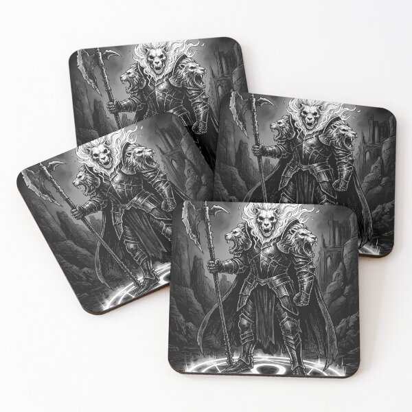 Item preview, Leo Zodiac Gothic Knight Lion Armor Dark Fantasy designed and sold by DarkOriginArts.