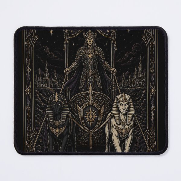 Item preview, The Chariot Tarot Card Shirt | Gothic Art Nouveau Major Arcana Tee designed and sold by SunnyDesign82.