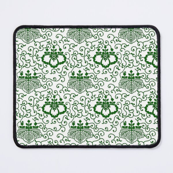 Item preview, Japanese Kiri Karakusa Pattern - Traditional Green and White designed and sold by vekotpu.
