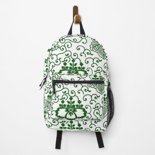 Item preview, Japanese Kiri Karakusa Pattern - Traditional Green and White designed and sold by vekotpu.
