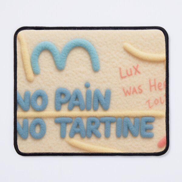 Item preview, no pain no tartine, plush style designed and sold by MirelleHDB.