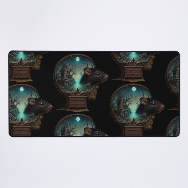 Item preview, Subconscious Whispers – Haunted Rat Mindscape designed and sold by LujziWorld.