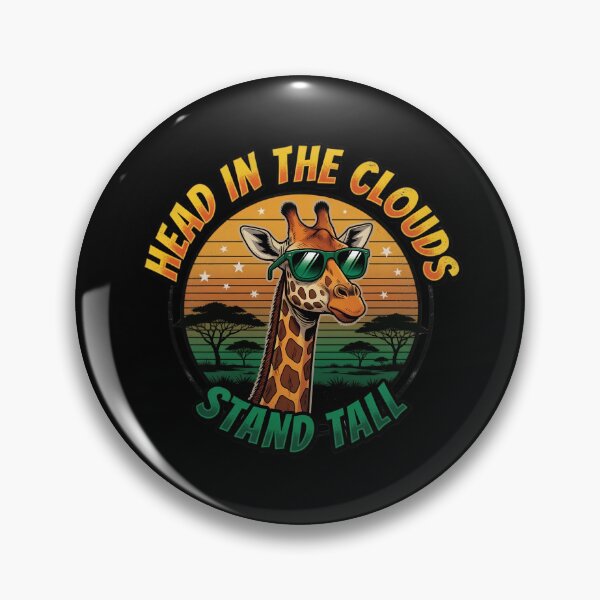 Item preview, Head in the Clouds Giraffe Stand Tall designed and sold by TshirtsOnline-.