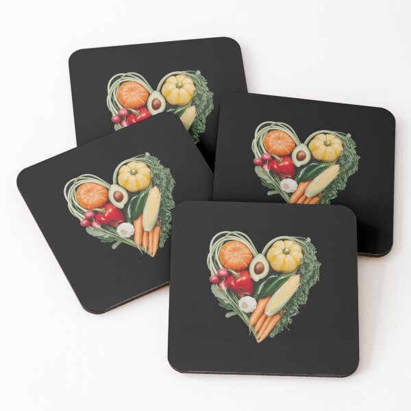 Item preview, Watercolor Fruit and Vegetables Heart Gardening Vegan Food designed and sold by SapfireStuArt.