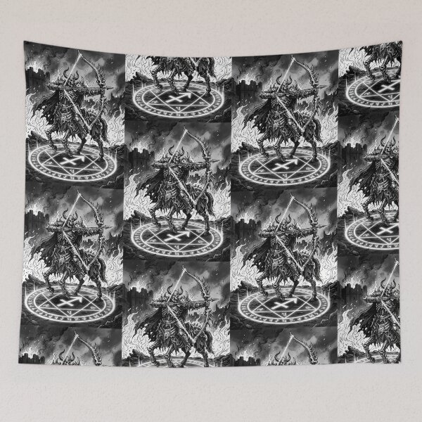 Item preview, Sagittarius Zodiac Gothic Knight Centaur Dark Fantasy designed and sold by DarkOriginArts.