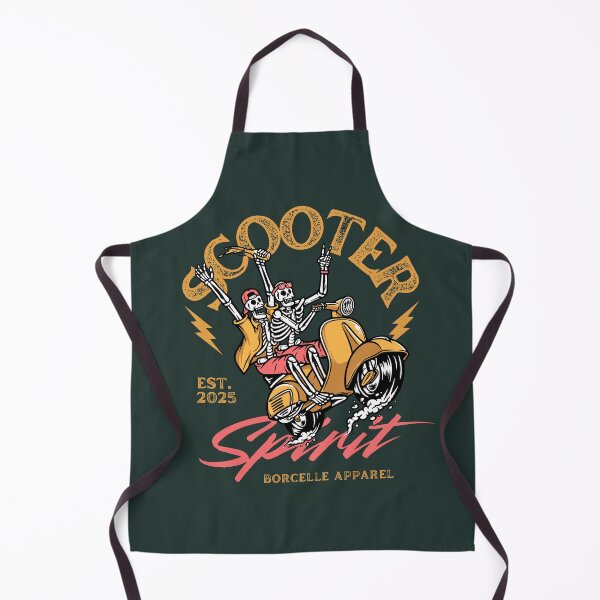 Item preview, Scooter Spirit Skeleton Riders Retro Vintage Vespa  designed and sold by GoGreenlove.