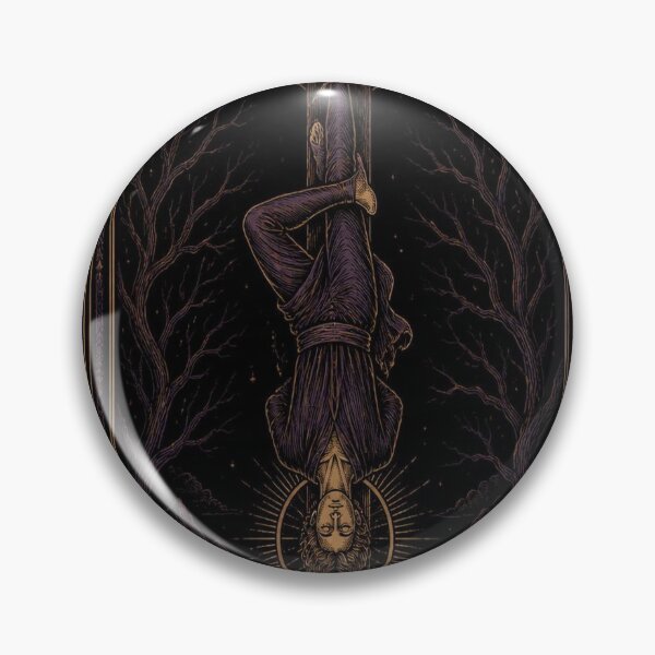 Item preview, The Hanged Man Tarot Card Shirt | Gothic Art Nouveau Major Arcana Tee designed and sold by SunnyDesign82.