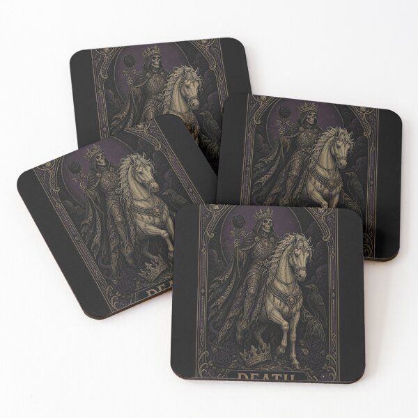 Item preview, Death Tarot Card Shirt | Gothic Art Nouveau Major Arcana Tee designed and sold by SunnyDesign82.