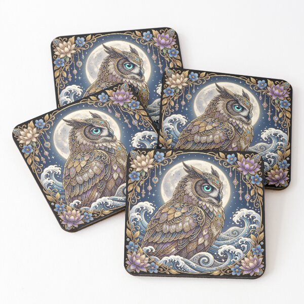 Item preview, The Guardian and the Moon designed and sold by The Quiet Canvas By Jacky.
