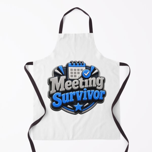 Item preview, Meeting Survivor - Funny Office Work Quote designed and sold by GoverArt.