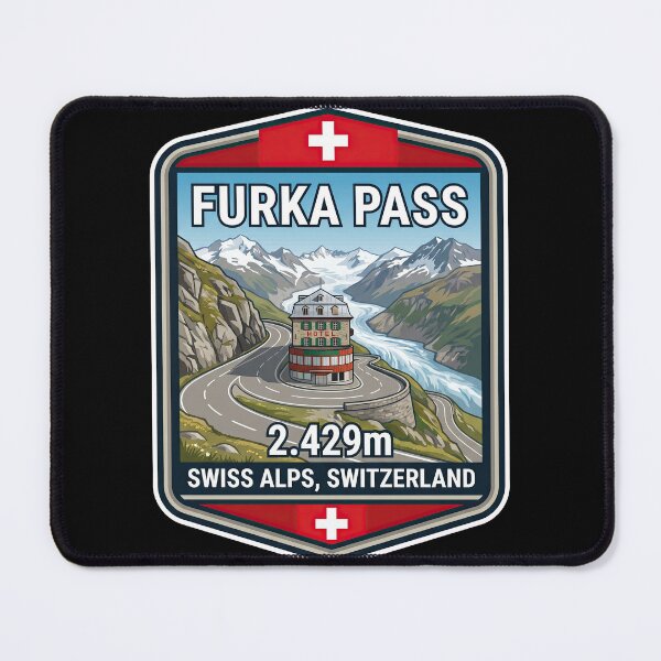 Item preview, Furka Pass Epic Ride Beneath Alpine Peaks designed and sold by enzoade.