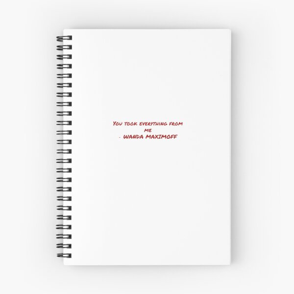 Item preview, You took everything from me - wanda maximoff quote  designed and sold by F1pinkculture.