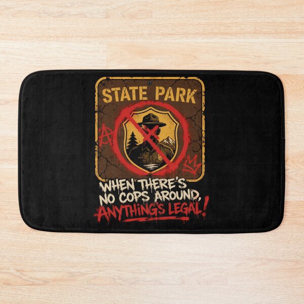 Item preview, Defaced Oregon Park Warning designed and sold by agearb.