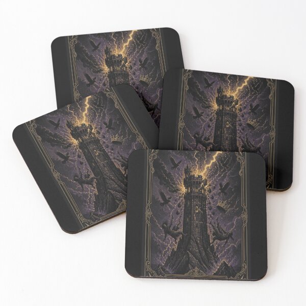 Item preview, The Tower Tarot Card Shirt | Gothic Art Nouveau Major Arcana Tee designed and sold by SunnyDesign82.