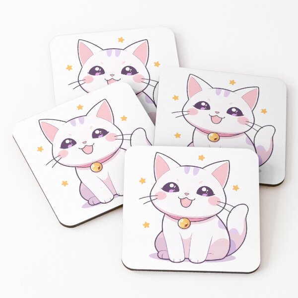 Item preview, Delulu Cat — Funny Kawaii Sticker designed and sold by tommysworks.
