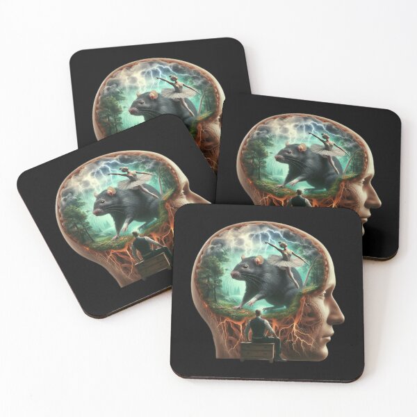 Item preview, The Rat King's Ballet – Stormy Mindscape Reflection designed and sold by LujziWorld.