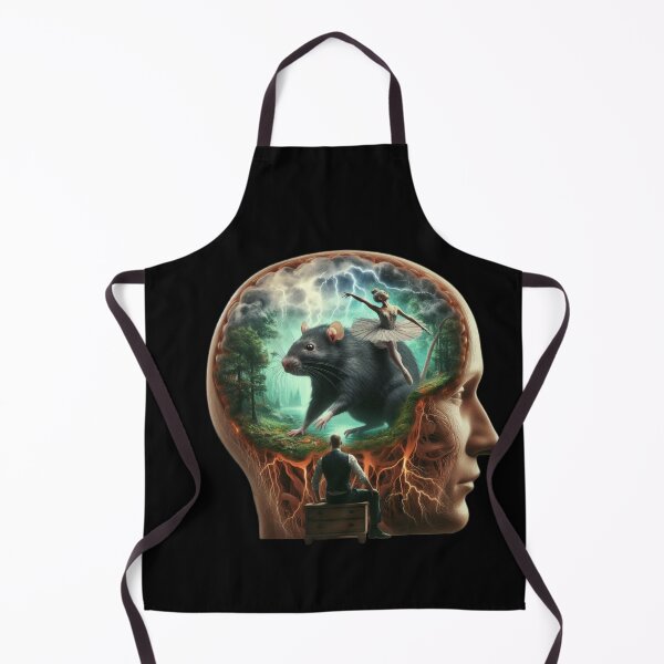 Item preview, The Rat King's Ballet – Stormy Mindscape Reflection designed and sold by LujziWorld.