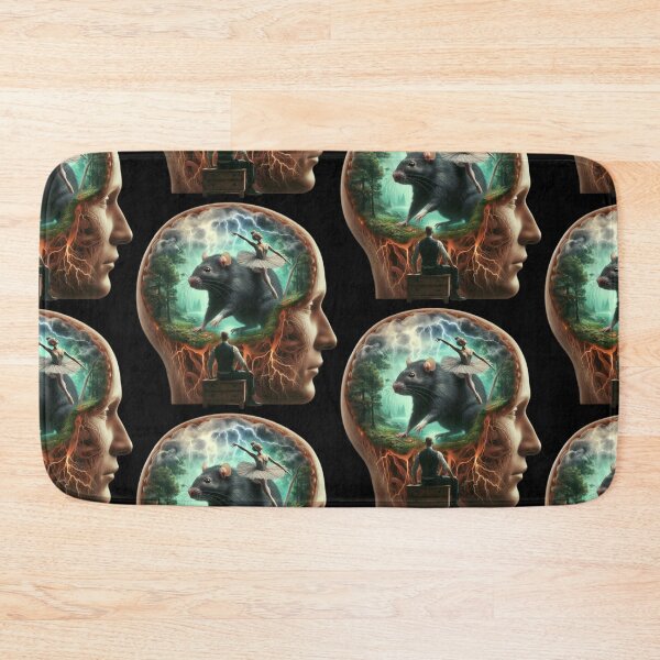 Item preview, The Rat King's Ballet – Stormy Mindscape Reflection designed and sold by LujziWorld.