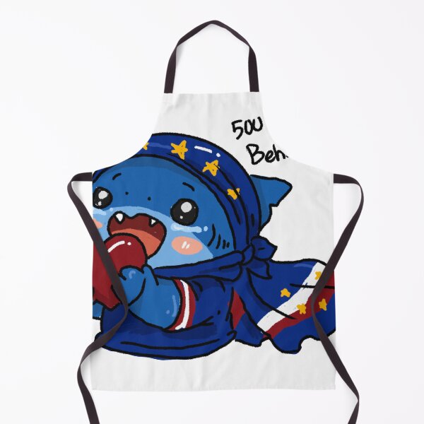 Item preview, 500,000 Hearts Behind You Cute Cape Verde Shark Support Sticker designed and sold by chupichapa.