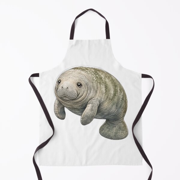 Item preview, Cute Vintage Manatee Sticker - Sea Cow Marine Mammal designed and sold by PND7777.
